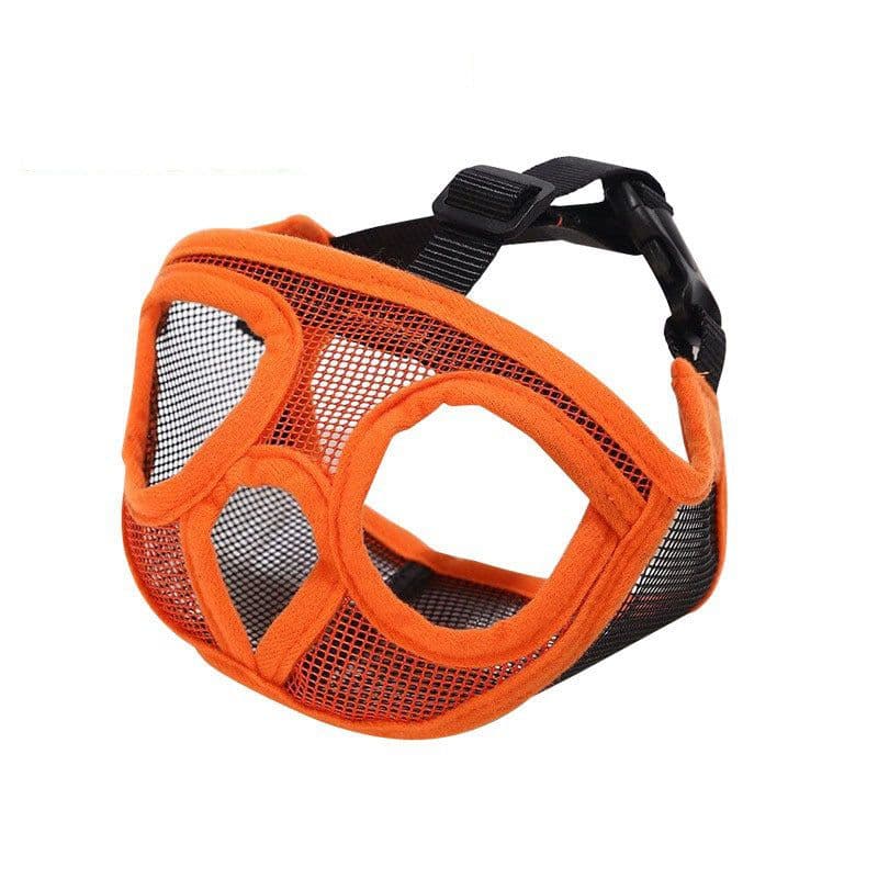 image-Hoopet Pet Small Dog French Bulldog Muzzle Dog Mouse Basket Breathable Muzzle For Dogs Leash Harness Supplies