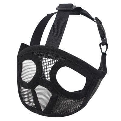 image-Hoopet Pet Small Dog French Bulldog Muzzle Dog Mouse Basket Breathable Muzzle For Dogs Leash Harness Supplies
