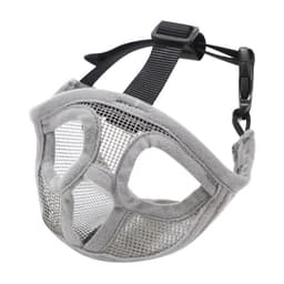 image-Hoopet Pet Small Dog French Bulldog Muzzle Dog Mouse Basket Breathable Muzzle For Dogs Leash Harness Supplies