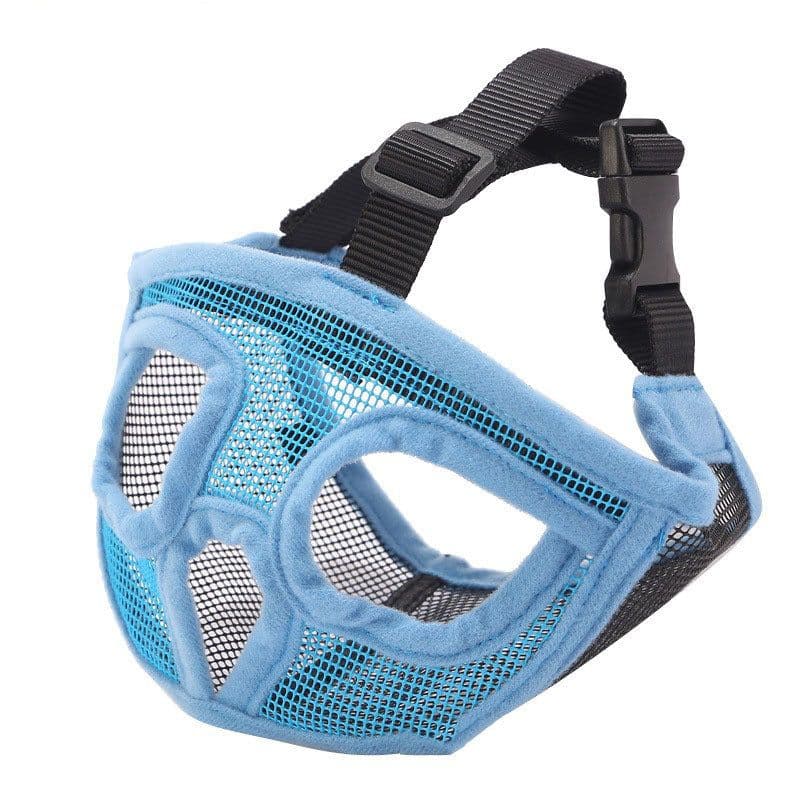 image-Hoopet Pet Small Dog French Bulldog Muzzle Dog Mouse Basket Breathable Muzzle For Dogs Leash Harness Supplies