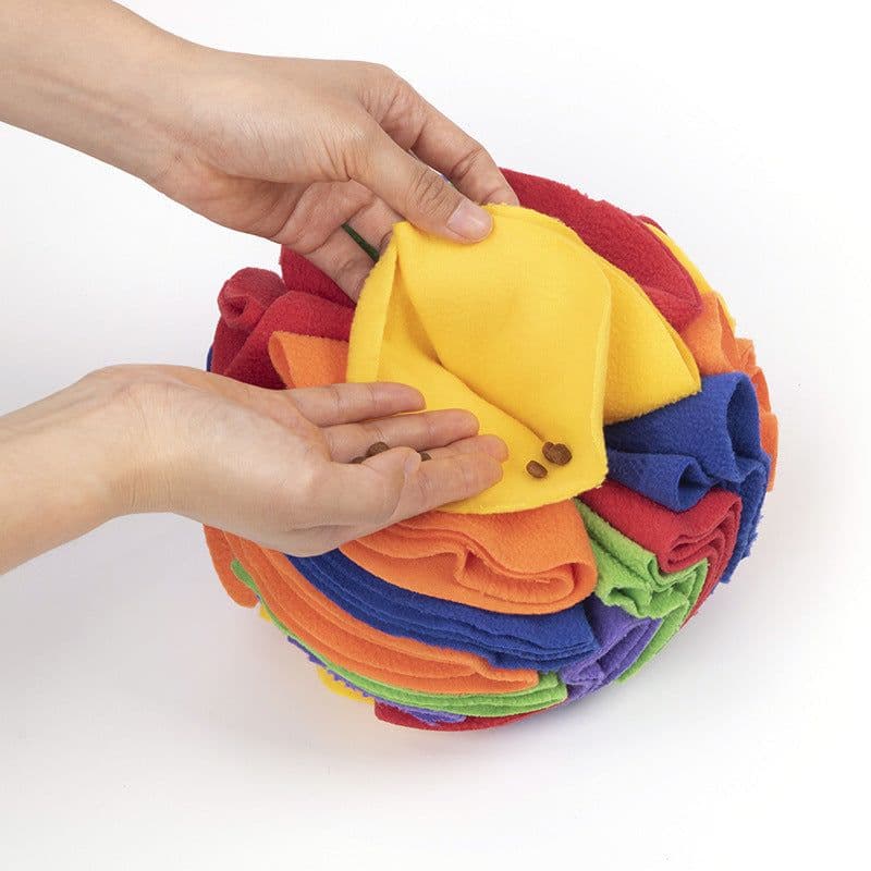 image-Dog Sniffing Training Blanket Snuffle Ball Mat Detachable Pads Puzzle Toy Pet Supplies For Dogs Cats