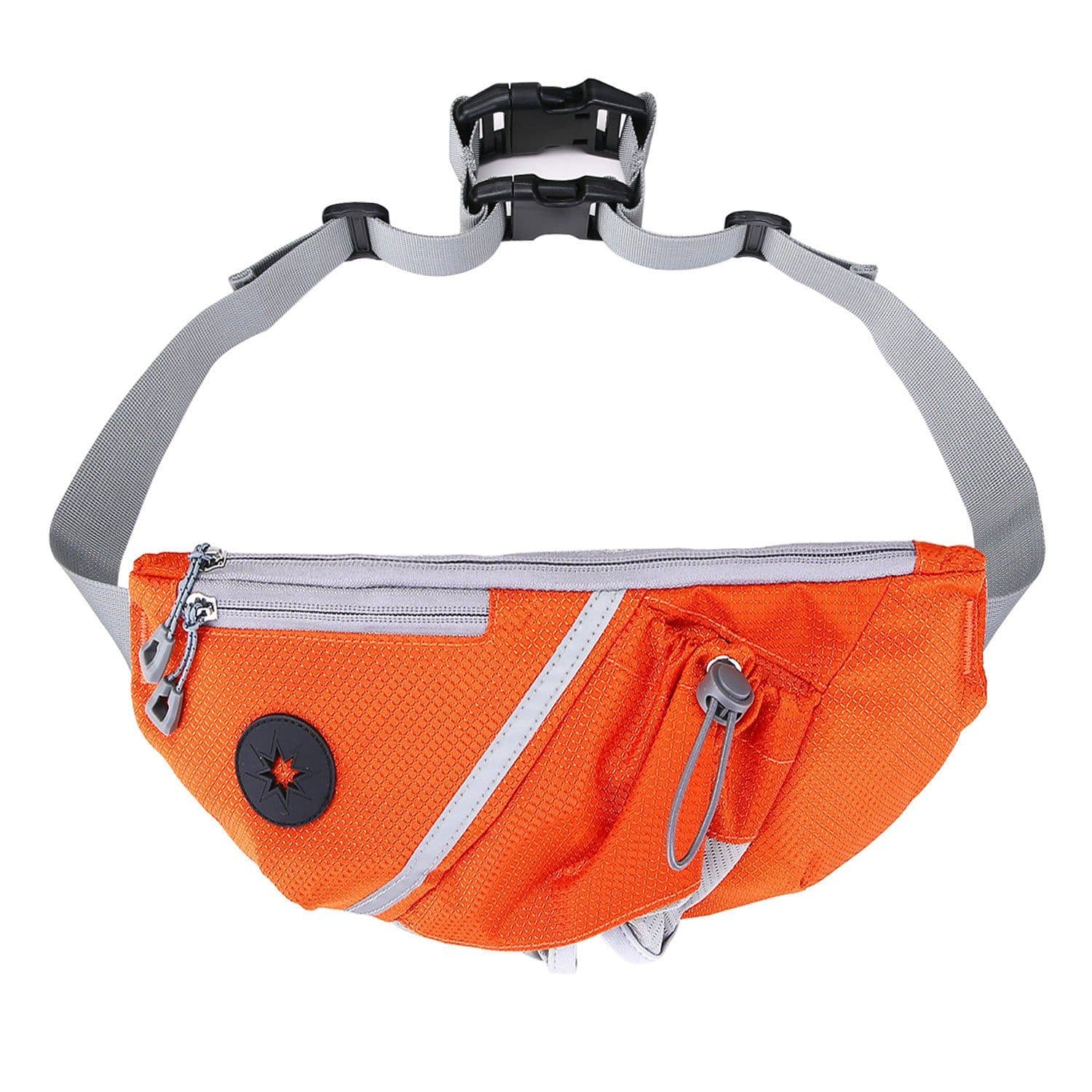 image-Portable Pet Dog Training Bag Waist Bags Wiht Dog Leash Pet Supplies Pouch Obedience Agility Outdoor Feed Storage Waist Bag