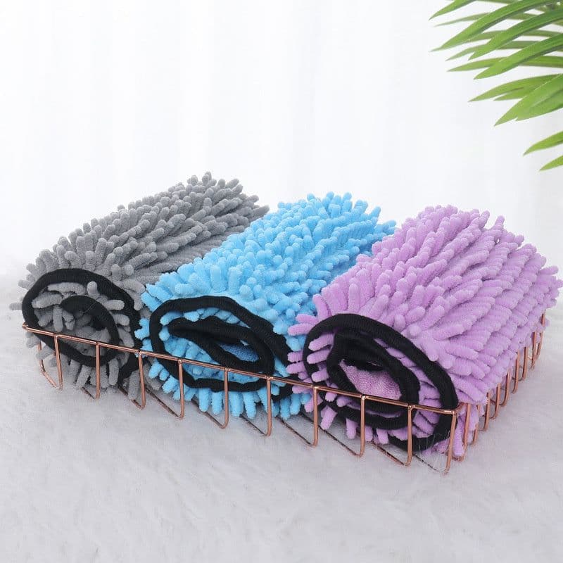 image-Dogs Cats Towels Super Absorbent Dog Bathrobe Microfiber Bath Towels Quick-Drying Cat Bath Towel For Pets Towel Dog Towels Pet Products