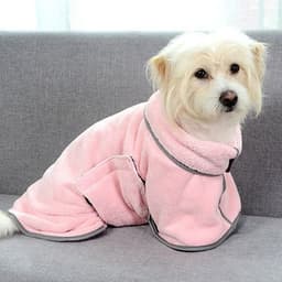 image-Quick-drying Pet Absorbent Towel Dog Bathrobe Pet Dog Bath Towel For Dogs Cats Microfiber Absorbent Pet Drying Towel Pet Supplies Pet Products