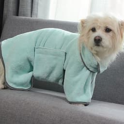 image-Quick-drying Pet Absorbent Towel Dog Bathrobe Pet Dog Bath Towel For Dogs Cats Microfiber Absorbent Pet Drying Towel Pet Supplies Pet Products