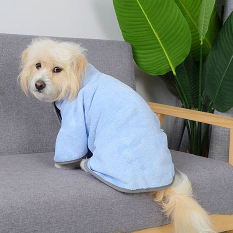 image-Quick-drying Pet Absorbent Towel Dog Bathrobe Pet Dog Bath Towel For Dogs Cats Microfiber Absorbent Pet Drying Towel Pet Supplies Pet Products