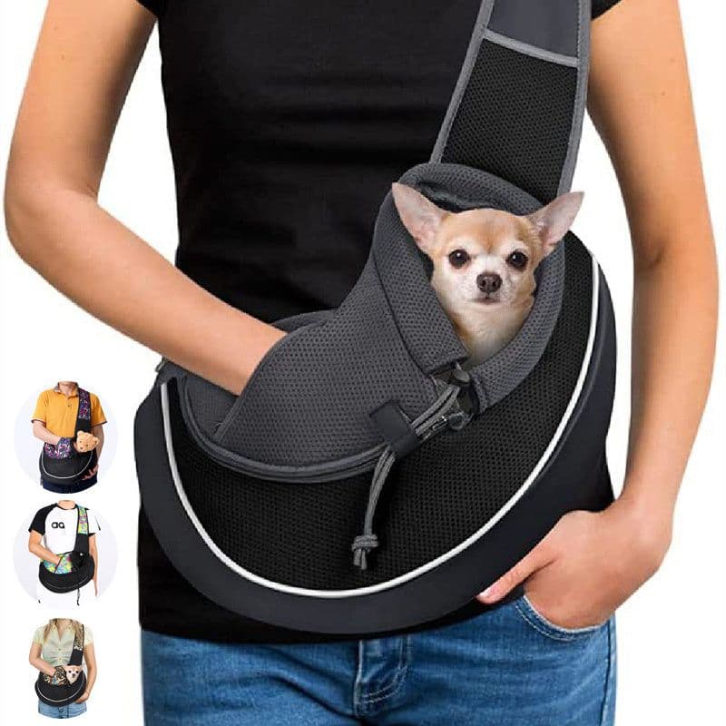 image-Carrying Pets Bag Women Outdoor Portable Crossbody Bag For Dogs Cats Pet Products
