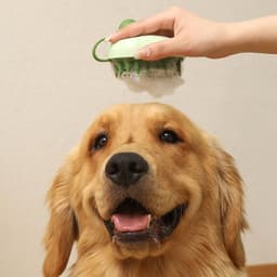 image-Soft Silicone Pets Hair Remover Comb Handheld Bath Shower Hair Shampoo Massage Brush For Dogs Cats Cleaning Tools Pet Products