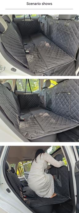 image-600D Oxford Cloth Waterproof Surrounded Lengthened Load Bearing Car Pet Mat