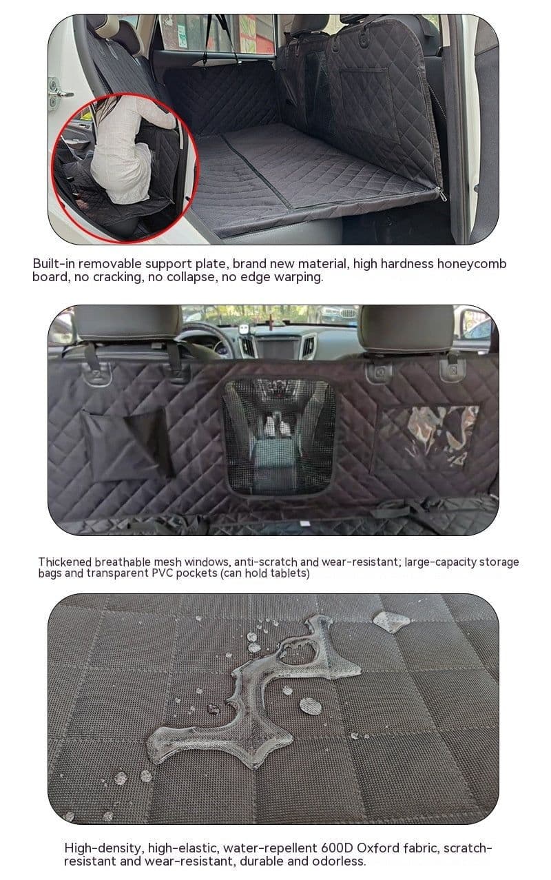 image-600D Oxford Cloth Waterproof Surrounded Lengthened Load Bearing Car Pet Mat