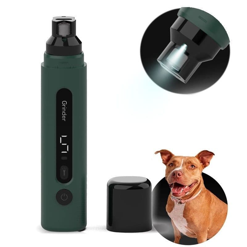 image-Dog Nail Grinder Electric Pet Nail Trimmers Rechargeable Cat Nail Grinders Super Quiet With 5-Speed Setting For Small Medium Large Dogs Cats Claw Care Pet Products