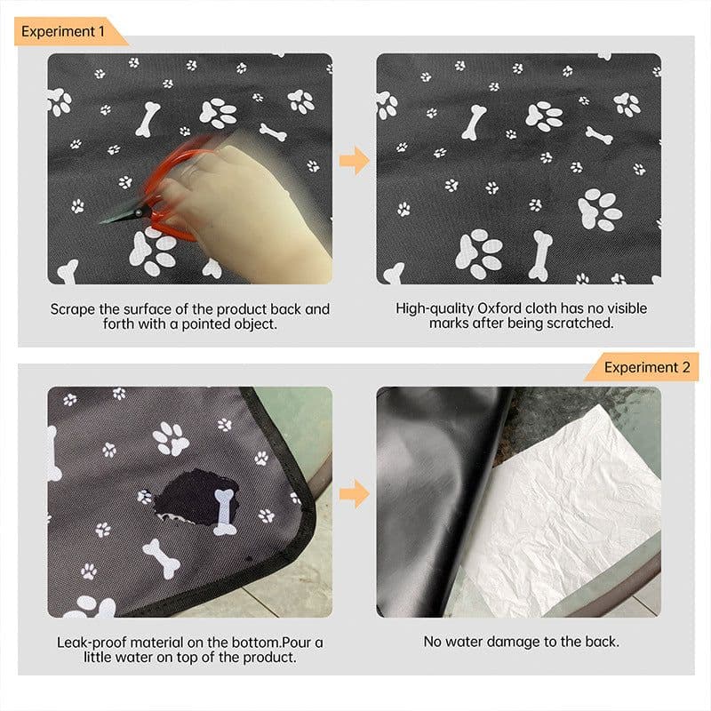 image-Pet Car Waterproof Oxford Cloth Urine Mat Front Passenger Seat Cover Dog Cat Sleeping Mat Car Back Row Anti Dirty Products Pet Products