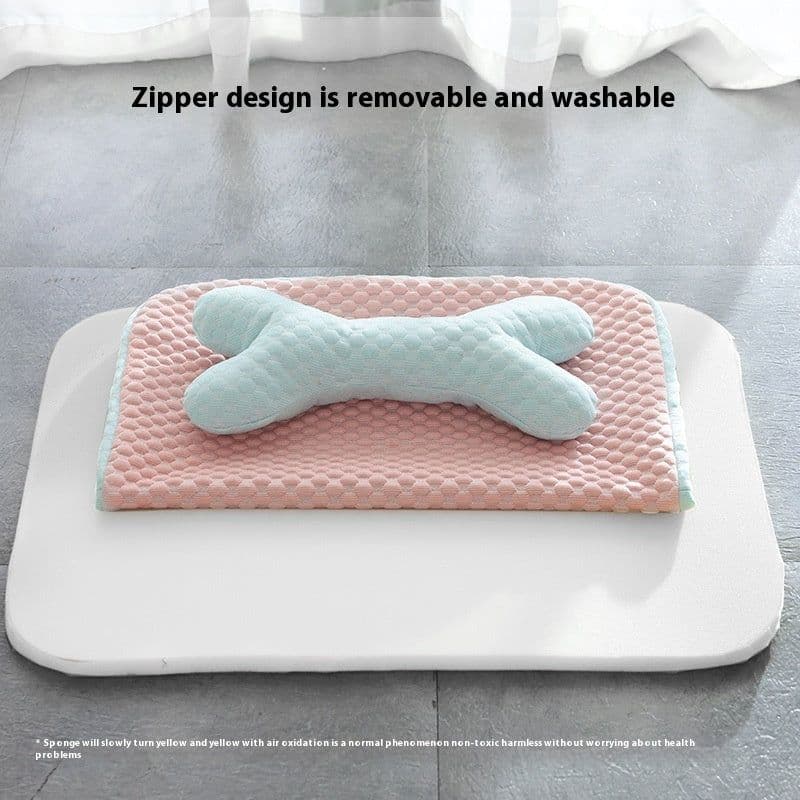 image-Dog Bed Breathable Cooling Spring Summer Pet Sleeping Mat For Small Medium Dogs Cats Soft Non-slip Dog Kennel Pet Supplies Pet Products