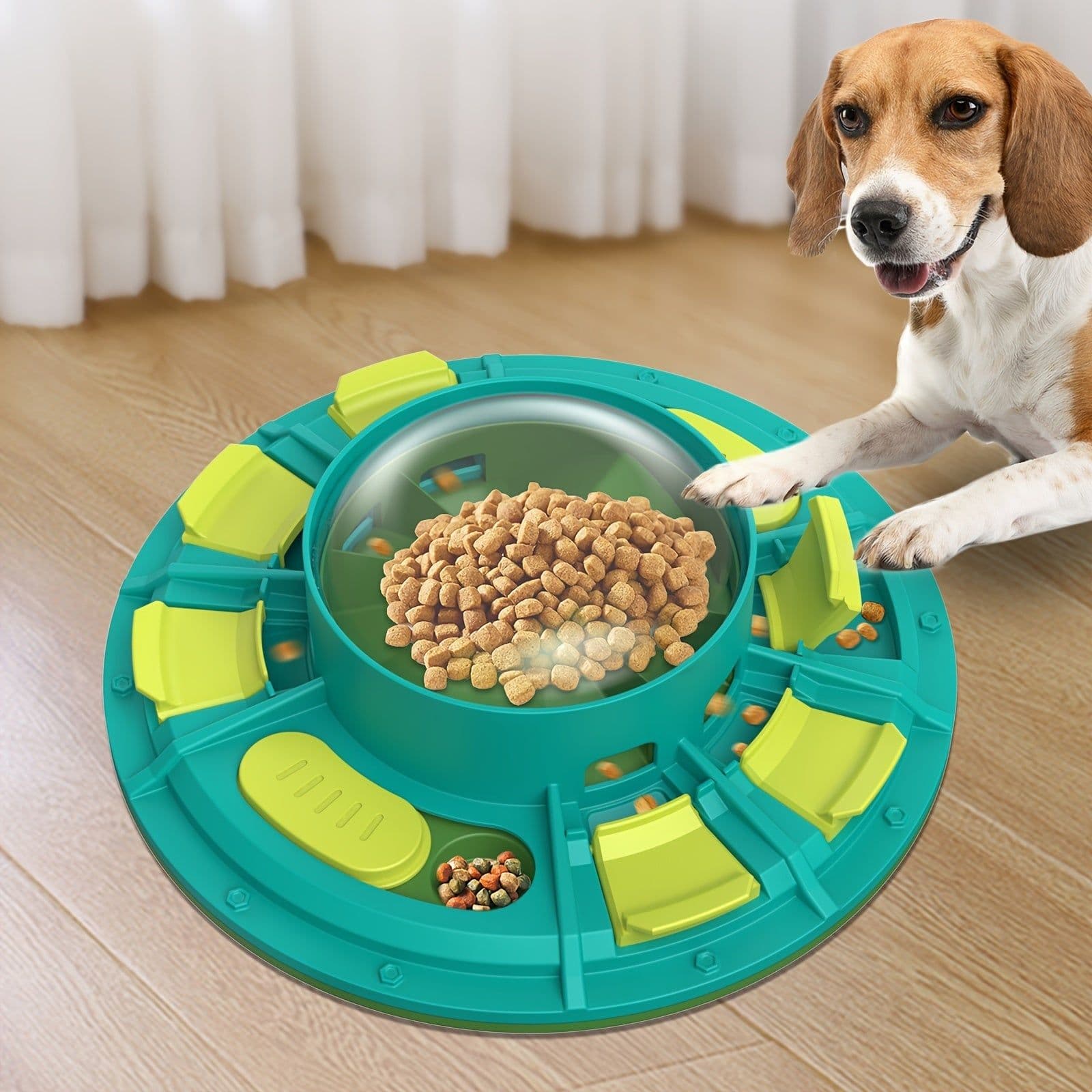 image-Interactive Dog Puzzle Toy For IQ Improvement And Slow Feeding Suitable For All Sizes Pets Nutritious Diet-Friendly Non-Electric Plastic Pets Game Pet Products