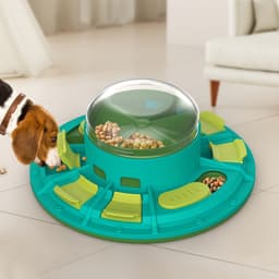 image-Interactive Dog Puzzle Toy For IQ Improvement And Slow Feeding Suitable For All Sizes Pets Nutritious Diet-Friendly Non-Electric Plastic Pets Game Pet Products