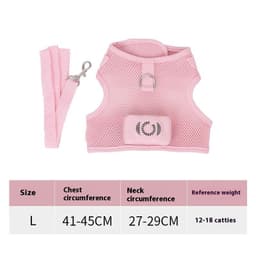 image-Pets Dog Vest Chest Strap Harness Air Conditioner Cooling And Breathable With Air Conditioner Pet Products
