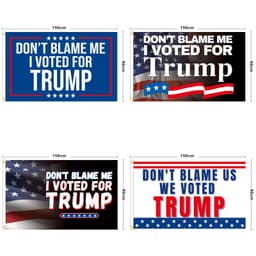 image-US Presidential Election Flag DONT BLAME ME I VOTED FOR TRUMP