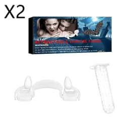 image-Halloween Vampire Dentures Halloween Retractable Vampire False Small Tiger Teeth Halloween Party DIY Cosplay Decorations