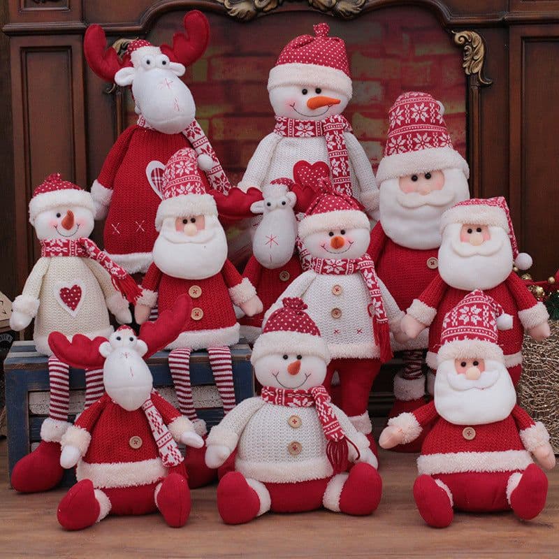 image-Christmas Decorations For Home Big Santa Claus Doll Children Xmas New Year Gift Christmas Tree Decor Wedding Party Supplies