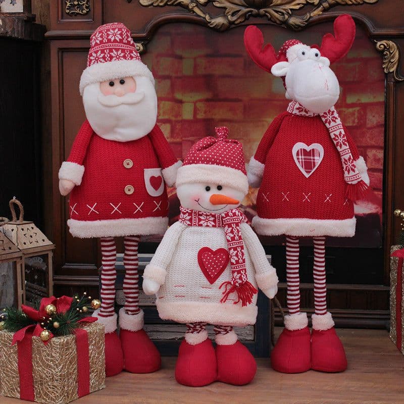 image-Christmas Decorations For Home Big Santa Claus Doll Children Xmas New Year Gift Christmas Tree Decor Wedding Party Supplies
