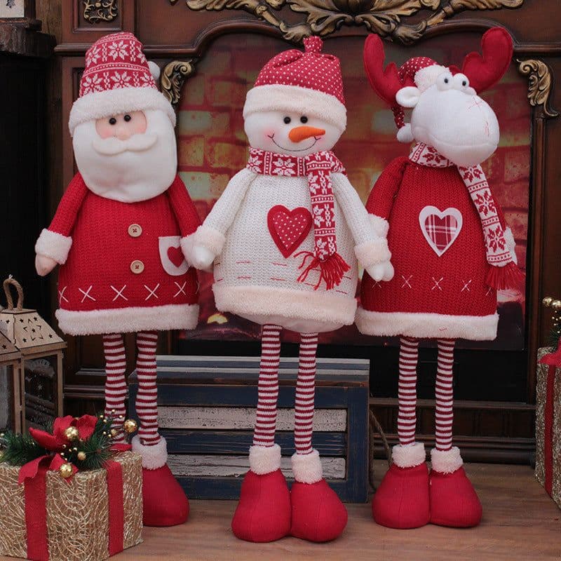 image-Christmas Decorations For Home Big Santa Claus Doll Children Xmas New Year Gift Christmas Tree Decor Wedding Party Supplies