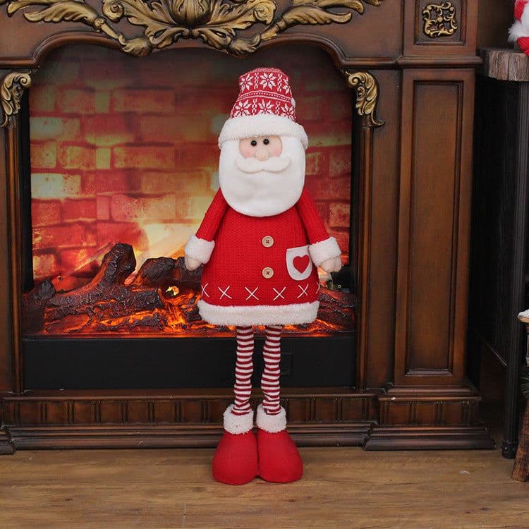 image-Christmas Decorations For Home Big Santa Claus Doll Children Xmas New Year Gift Christmas Tree Decor Wedding Party Supplies