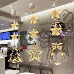 image-Christmas 3pcs LED Light Star Xmas Tree Hanging Sucker Lamp Window Ornaments Decoration For Home Xmas Navidad New Year Decor Christmas Decorations