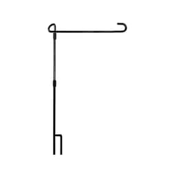 image-Garden Flag Stand Metal Linen Garden Flag Decoration
