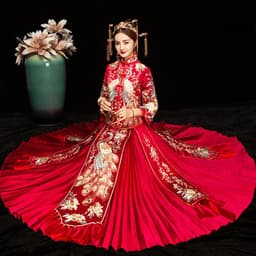 image-Men's And Women's Suits Embroidered Kimono Chinese Wedding Couples