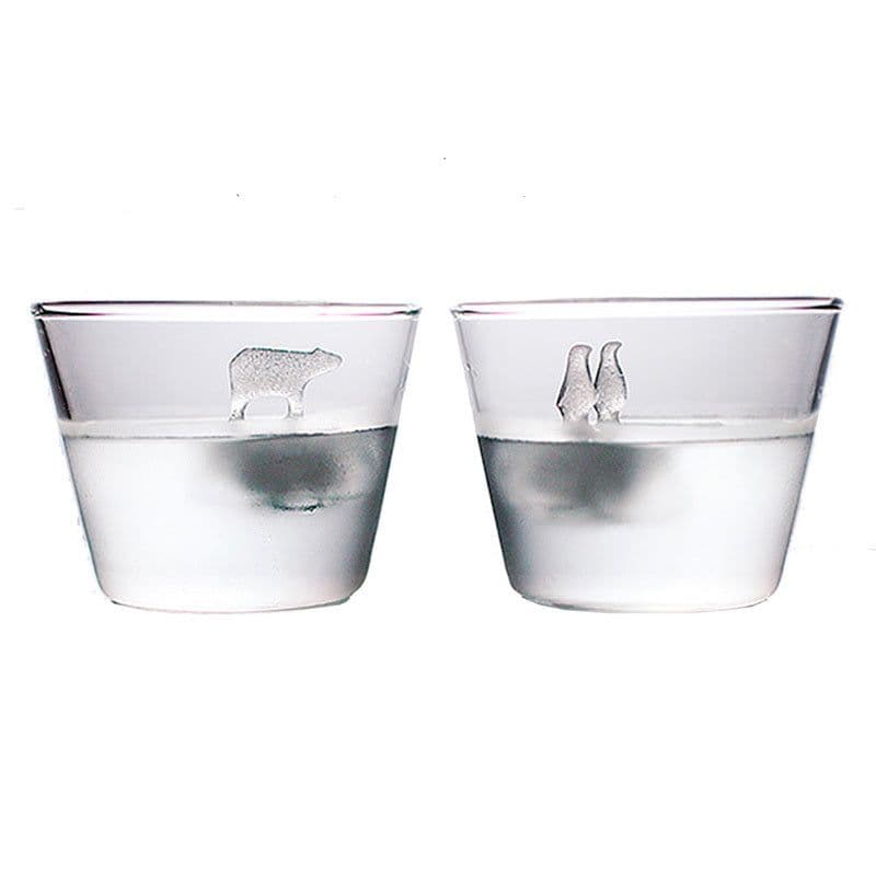 image-Polar Bear Penguin Jelly Chocolate Ice Cube Silicone Mold Maker Mould Tool