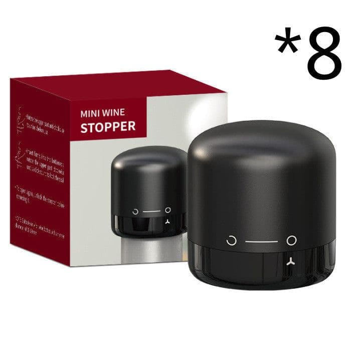 image-Vacuum Red Wine Bottle Stopper Silicone Sealed Champagne Bottle Stopper Vacuum Retain Freshness Wine Plug Bar Tools