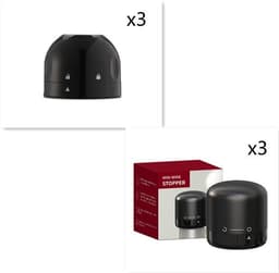 image-Vacuum Red Wine Bottle Stopper Silicone Sealed Champagne Bottle Stopper Vacuum Retain Freshness Wine Plug Bar Tools
