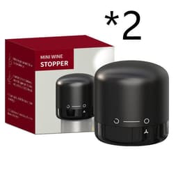 image-Vacuum Red Wine Bottle Stopper Silicone Sealed Champagne Bottle Stopper Vacuum Retain Freshness Wine Plug Bar Tools