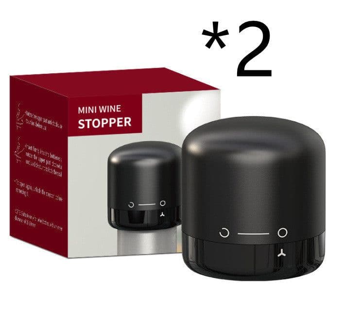 image-Vacuum Red Wine Bottle Stopper Silicone Sealed Champagne Bottle Stopper Vacuum Retain Freshness Wine Plug Bar Tools