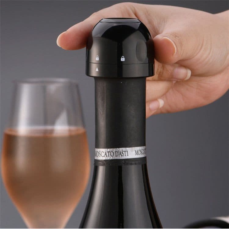 image-Vacuum Red Wine Bottle Stopper Silicone Sealed Champagne Bottle Stopper Vacuum Retain Freshness Wine Plug Bar Tools