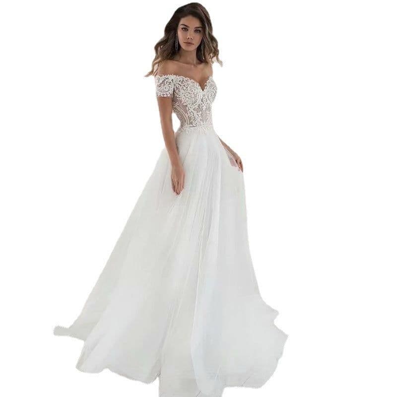 image-The New Lace Light Wedding Dress Is Elegant, Simple And Thin
