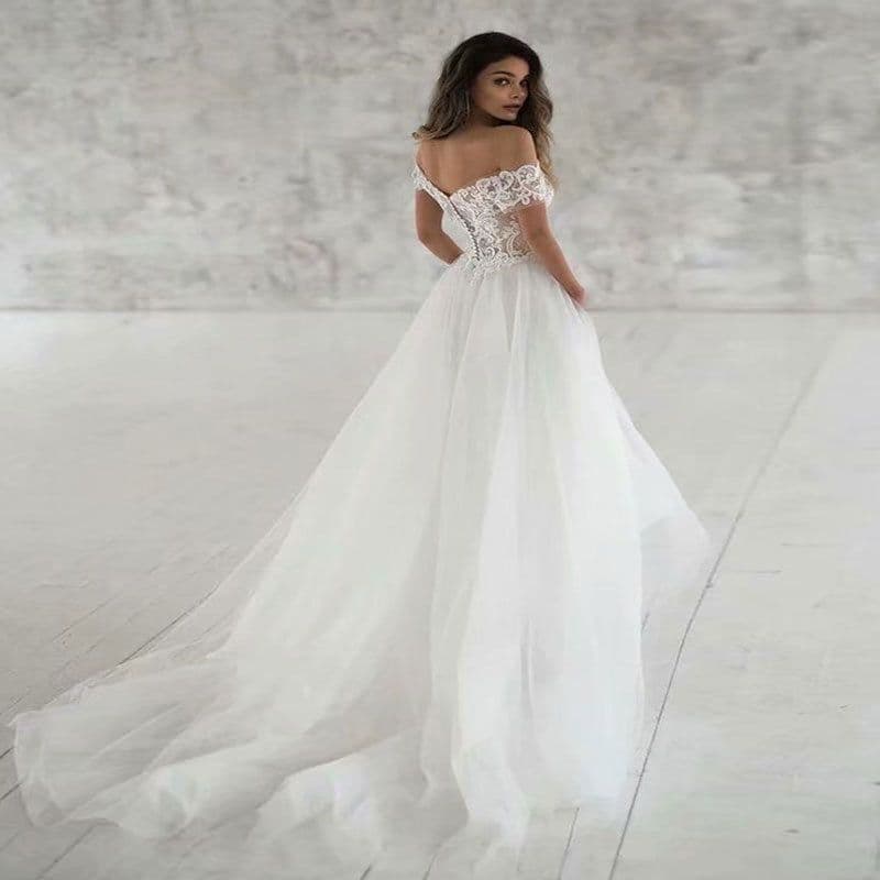 image-The New Lace Light Wedding Dress Is Elegant, Simple And Thin