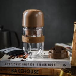 image-Freshly Ground Coffee Machine Automatic Home Drip Coffee Machine Office Travel Portable Coffee Cup 330ML Leak-proof