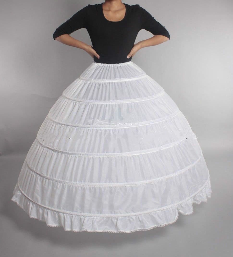 image-Mengsutang Regular Size New Arrival Wedding Petticoat Crinoline Slip Prom Underskirt Fancy Bridal Dress Hoop Slips