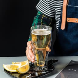 image-Creative Cocktail Wineglass Mug Double Wall Mugs Beer Wine Glasses Whiskey Champagne Glass