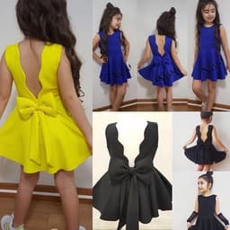 image-Children'S Clothing Summer Girls Sleeveless Halter Bow Girl Princess Dress Yp0265