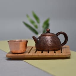 image-Pure Red Copper Handmade Copper Kettle Pure Copper Kettle