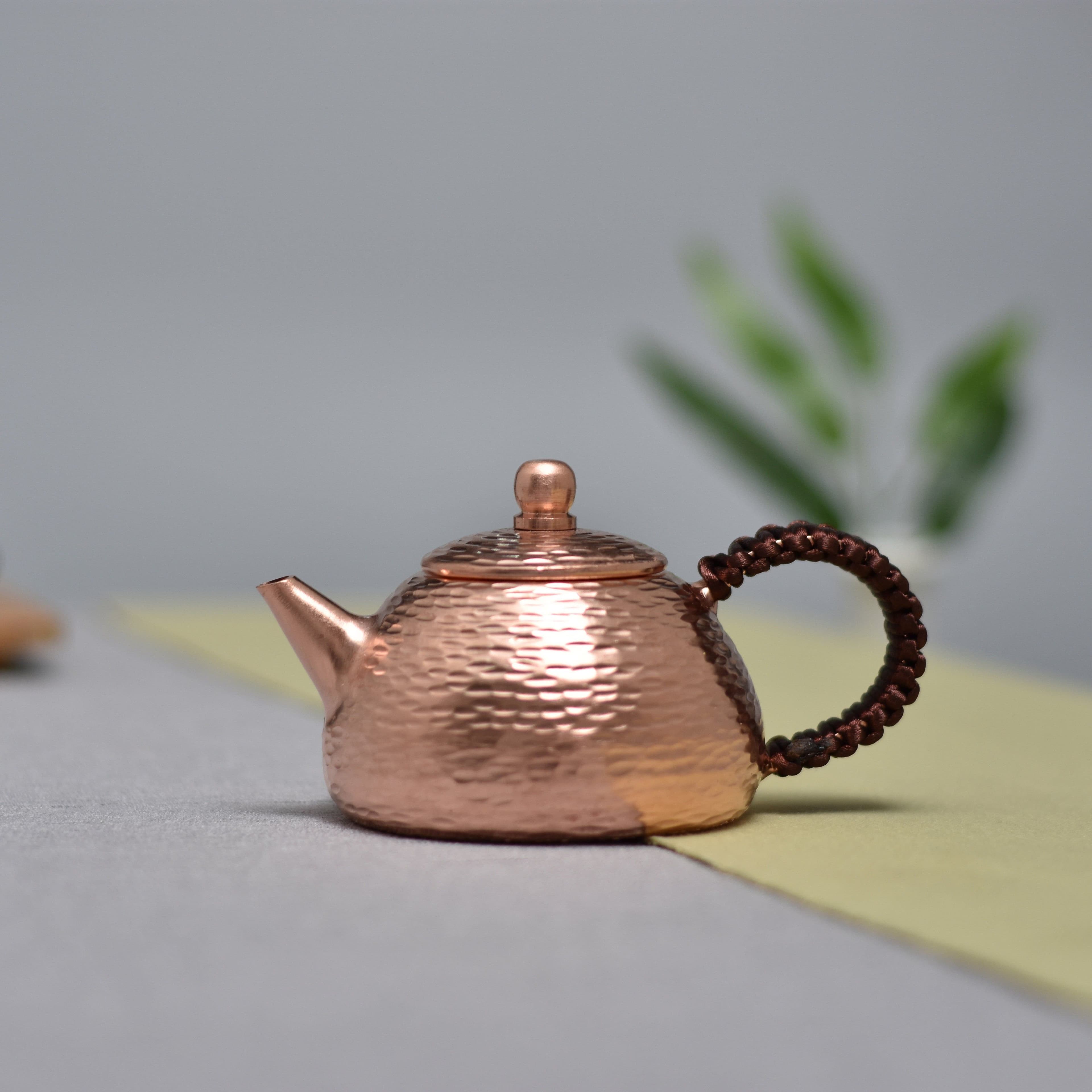 image-Pure Red Copper Handmade Copper Kettle Pure Copper Kettle