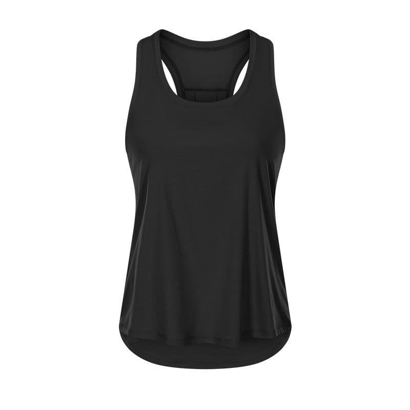 image-Women's Sports Nude Sleeveless Yoga Uniform Blouse
