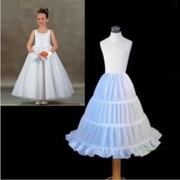 image-Children's Sangang No Yarn Wedding Dress Skirt