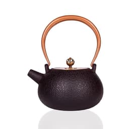 image-Particle Cast Iron Kettle Handmade Uncoated Kettle Kung Fu Tea Set