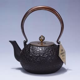 image-Particle Cast Iron Kettle Handmade Uncoated Kettle Kung Fu Tea Set