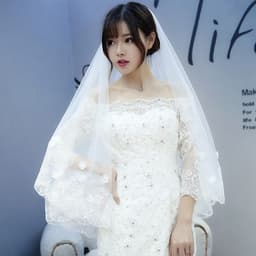 image-New Style Veil Korean Lace Petal Veil