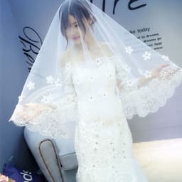 image-New Style Veil Korean Lace Petal Veil