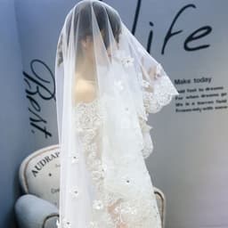 image-New Style Veil Korean Lace Petal Veil
